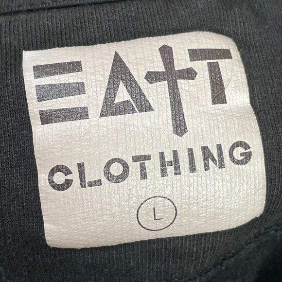 EATT Sweatshirt Women Never Dine Alone Unisex Hoodie Girl with a Pearl Earring - Picture 4 of 16